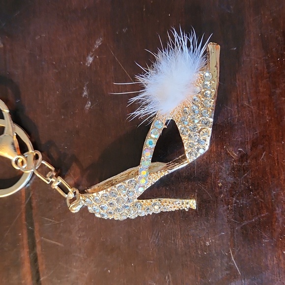 BLING HIGH HEEL KEYCHAIN/BAG CHARM - Picture 2 of 2